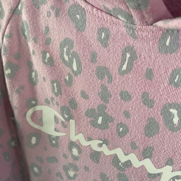 Champion Girls Large Leopard Print Athletic Hoodie - Picture 15 of 16